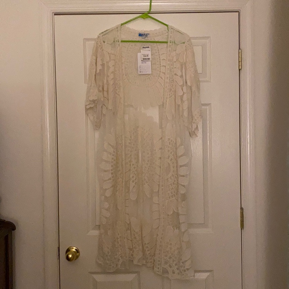 Sheer cardigan